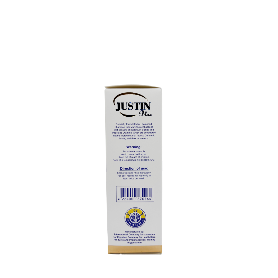 Shampoo Justin Blue 175Ml