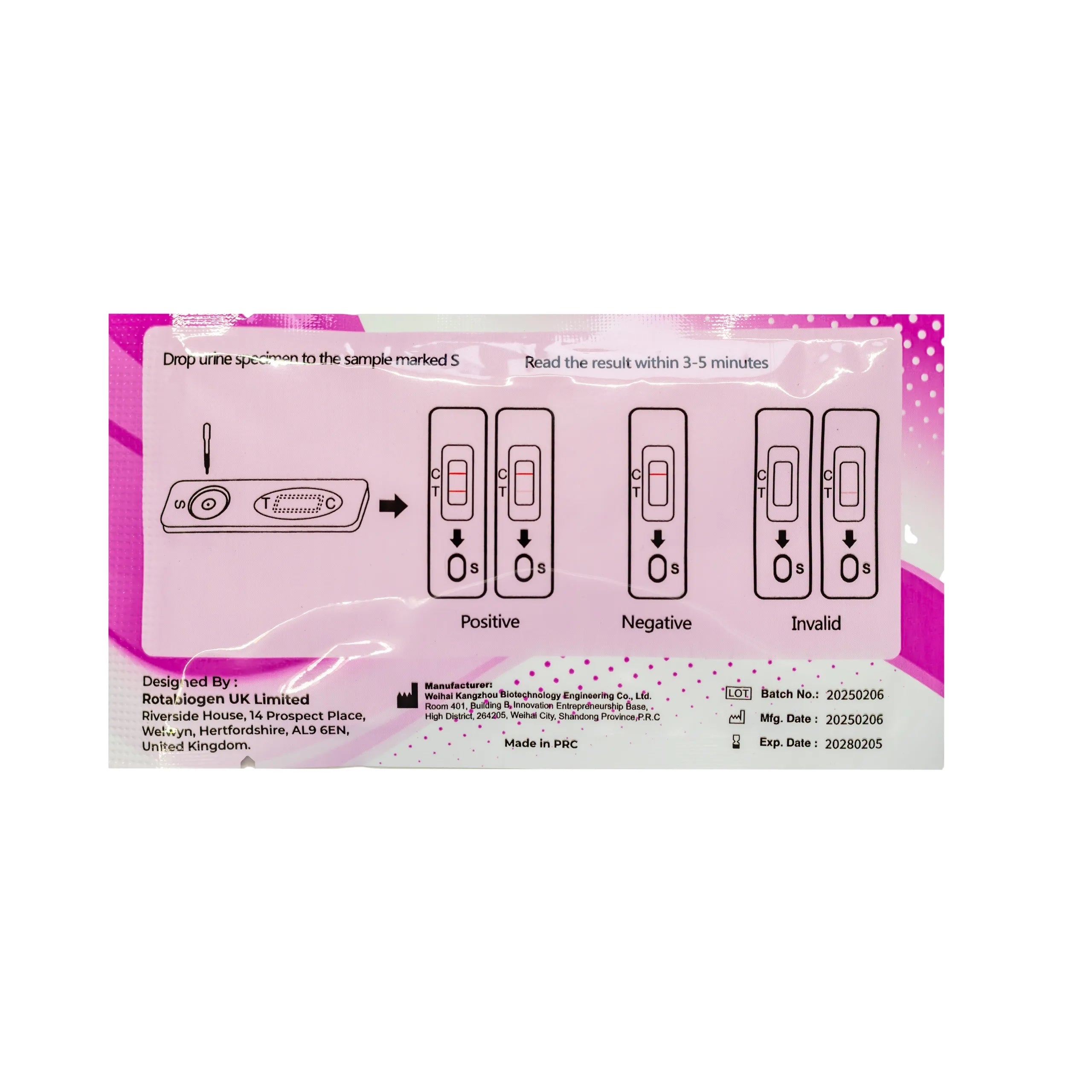 RotaCheck HCG (PREGNANY TEST CASSETTES)