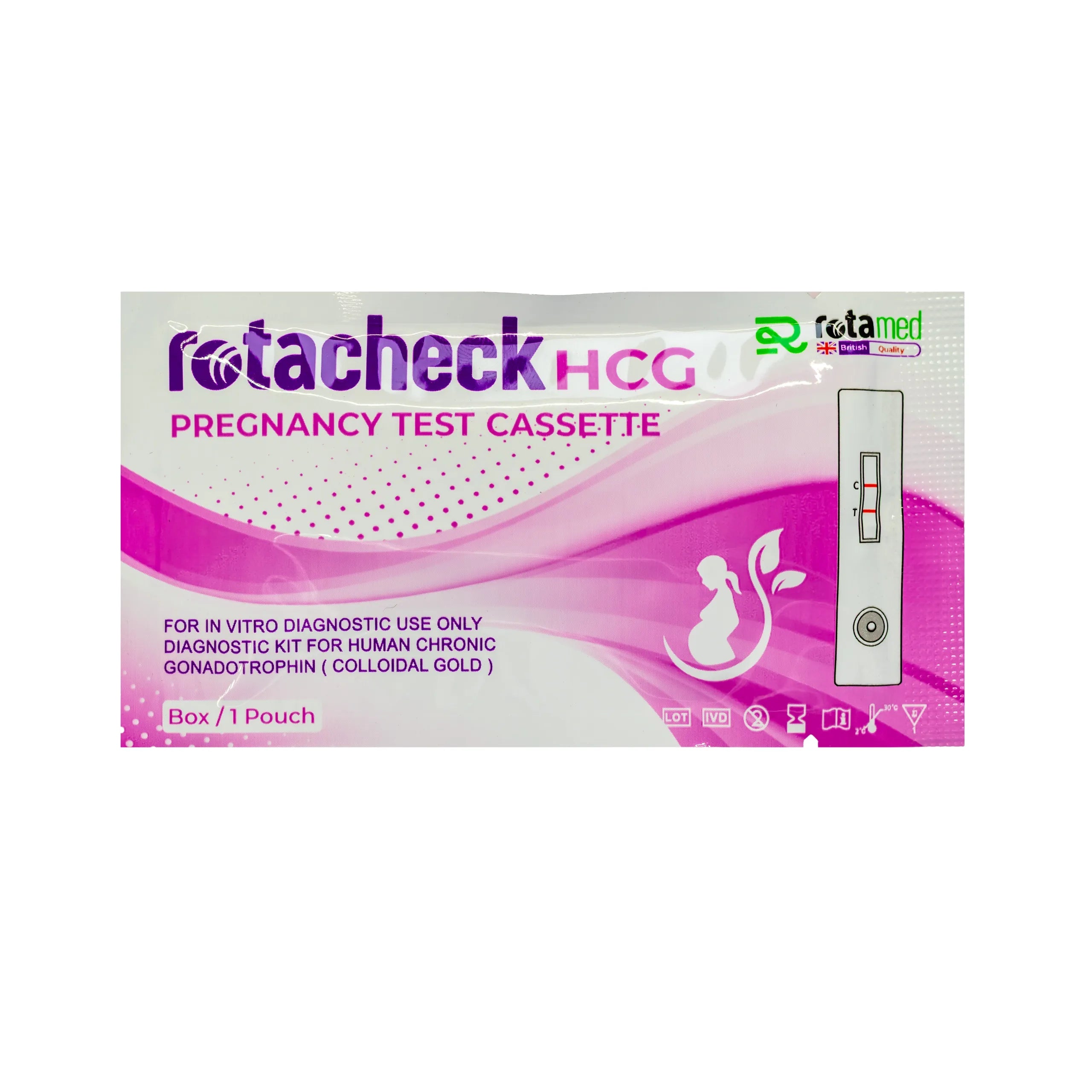 RotaCheck HCG (PREGNANY TEST CASSETTES)