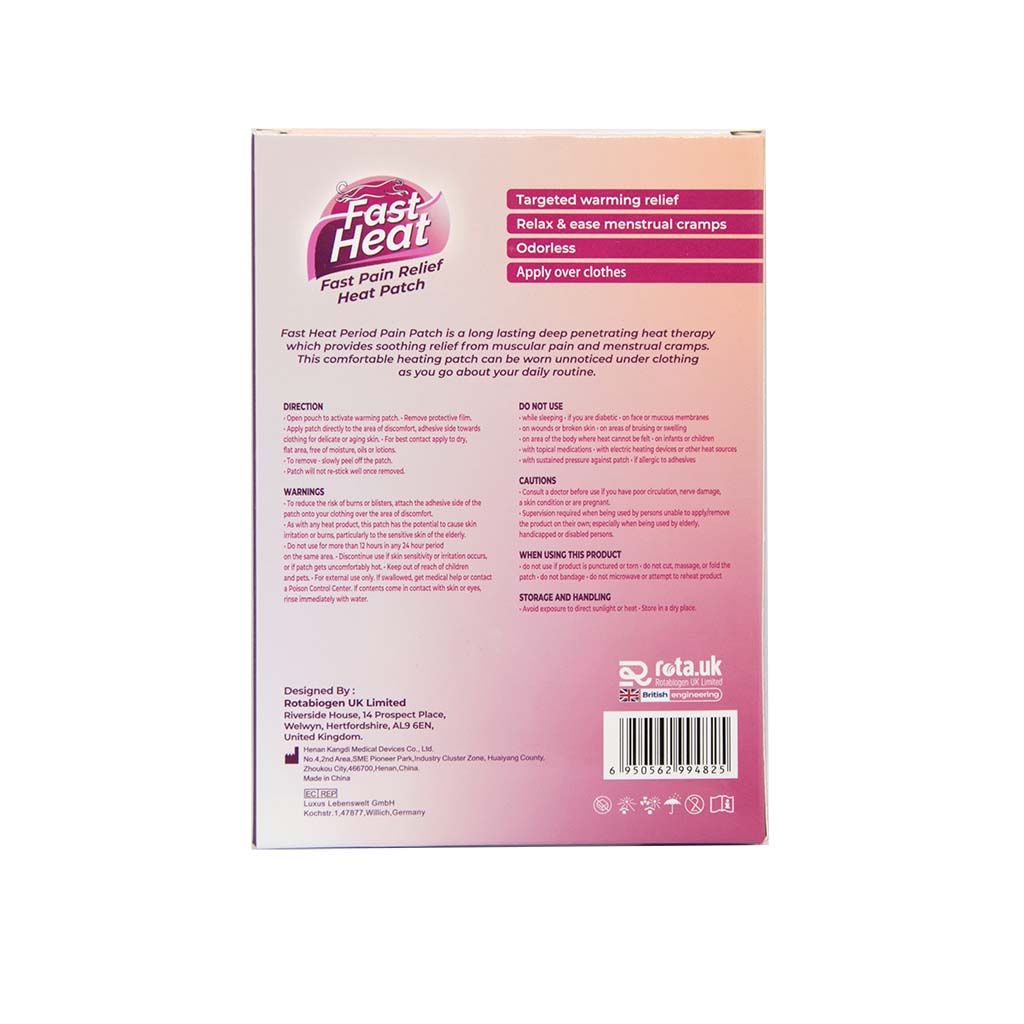 Fast Heat Oudourless Heat Relief Priod Pain