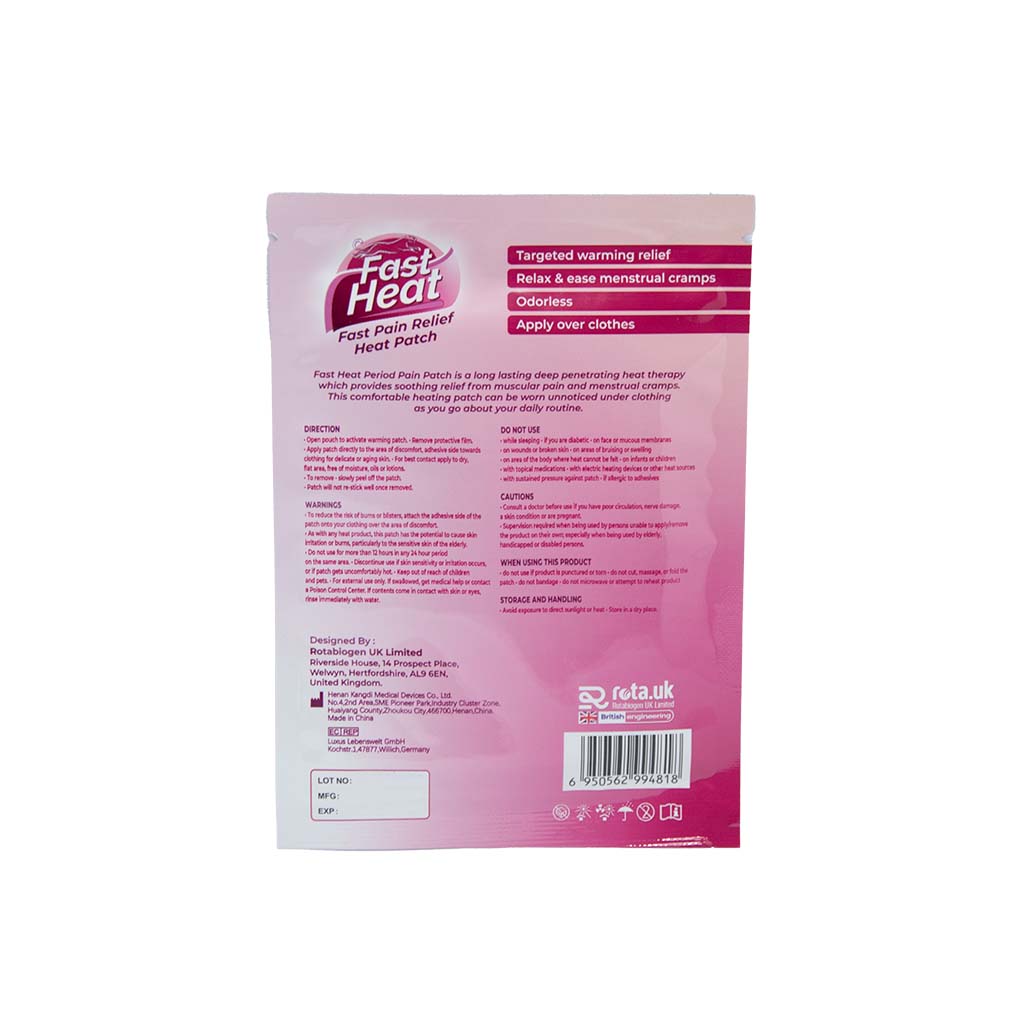 Fast Heat Oudourless Heat Relief Priod Pain