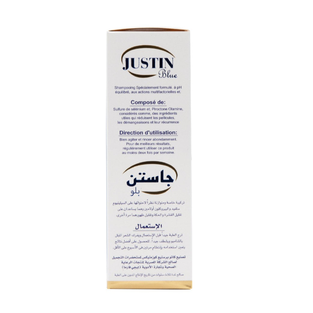 Shampoo Justin Blue 175Ml