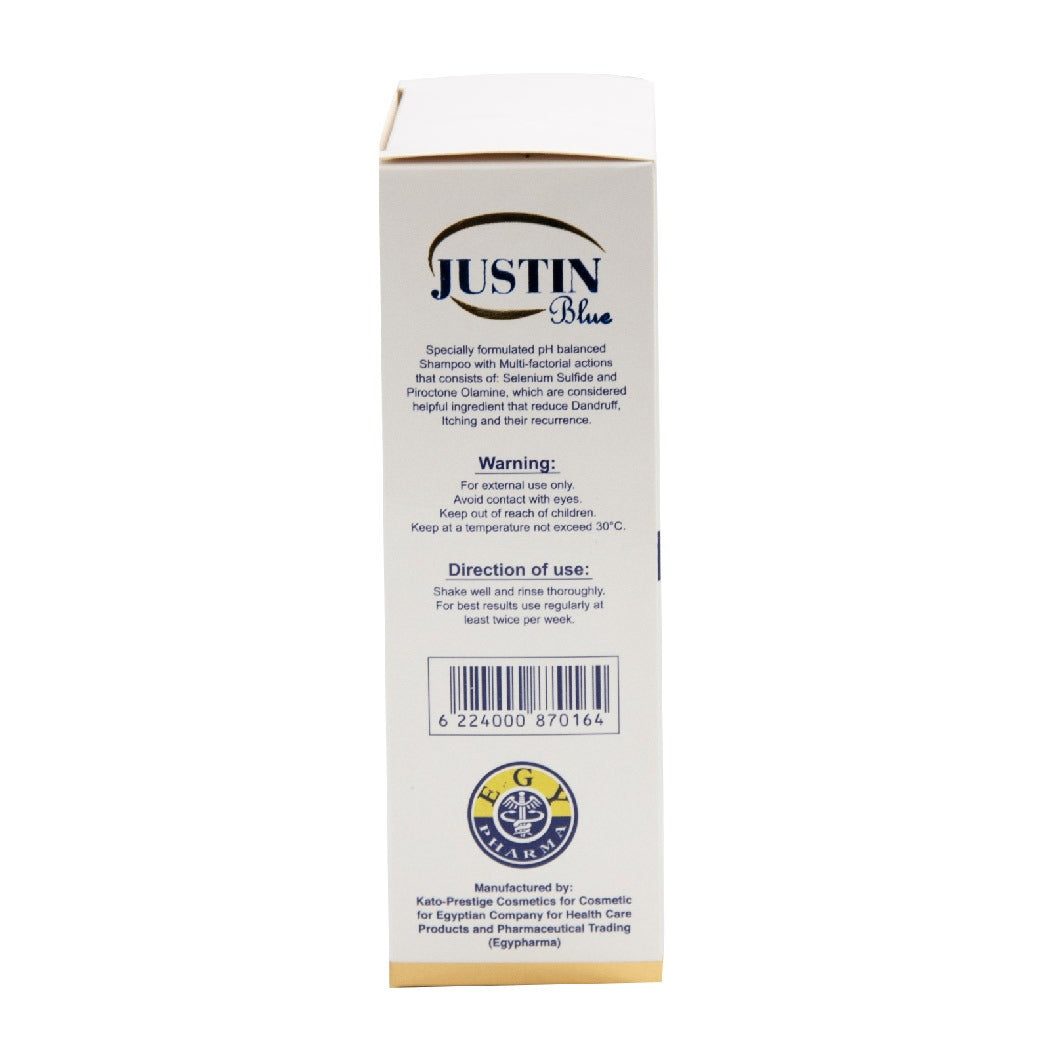 Shampoo Justin Blue 175Ml