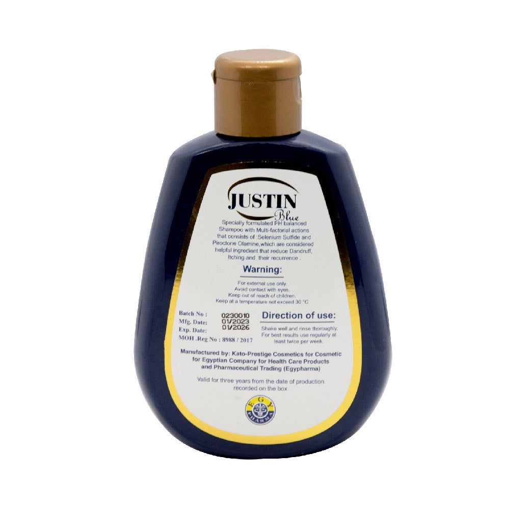 Shampoo Justin Blue 175Ml